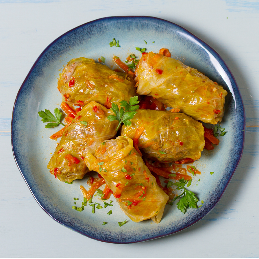 Golubtsi cabbage rolls