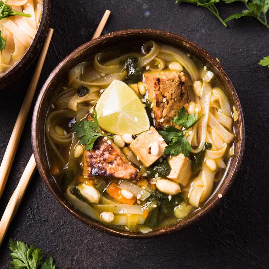 Miso ramen soup